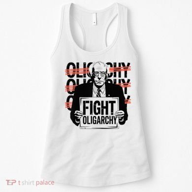 Bernie Fight Oligarchy Raglan Baseball Women's Tank Top