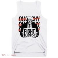 Bernie Fight Oligarchy Raglan Baseball Tank Top thumb 0