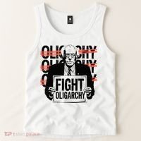 Bernie Fight Oligarchy Raglan Baseball Tank Top thumb 2