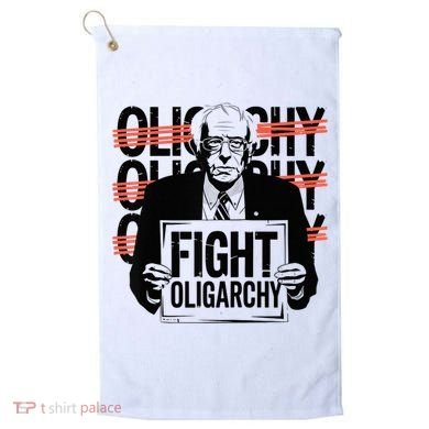 Bernie Fight Oligarchy Raglan Baseball Golf Towel