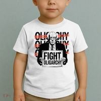 Bernie Fight Oligarchy Raglan Baseball Toddler T-Shirt thumb 2