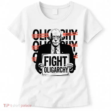 Bernie Fight Oligarchy Raglan Baseball Women's T-Shirt