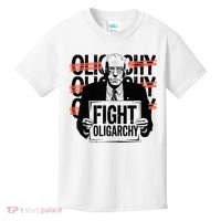 Bernie Fight Oligarchy Raglan Baseball Kids T-Shirt thumb 0