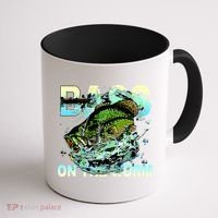 Bass Fishing On The Storm Coffee Mug thumb 1