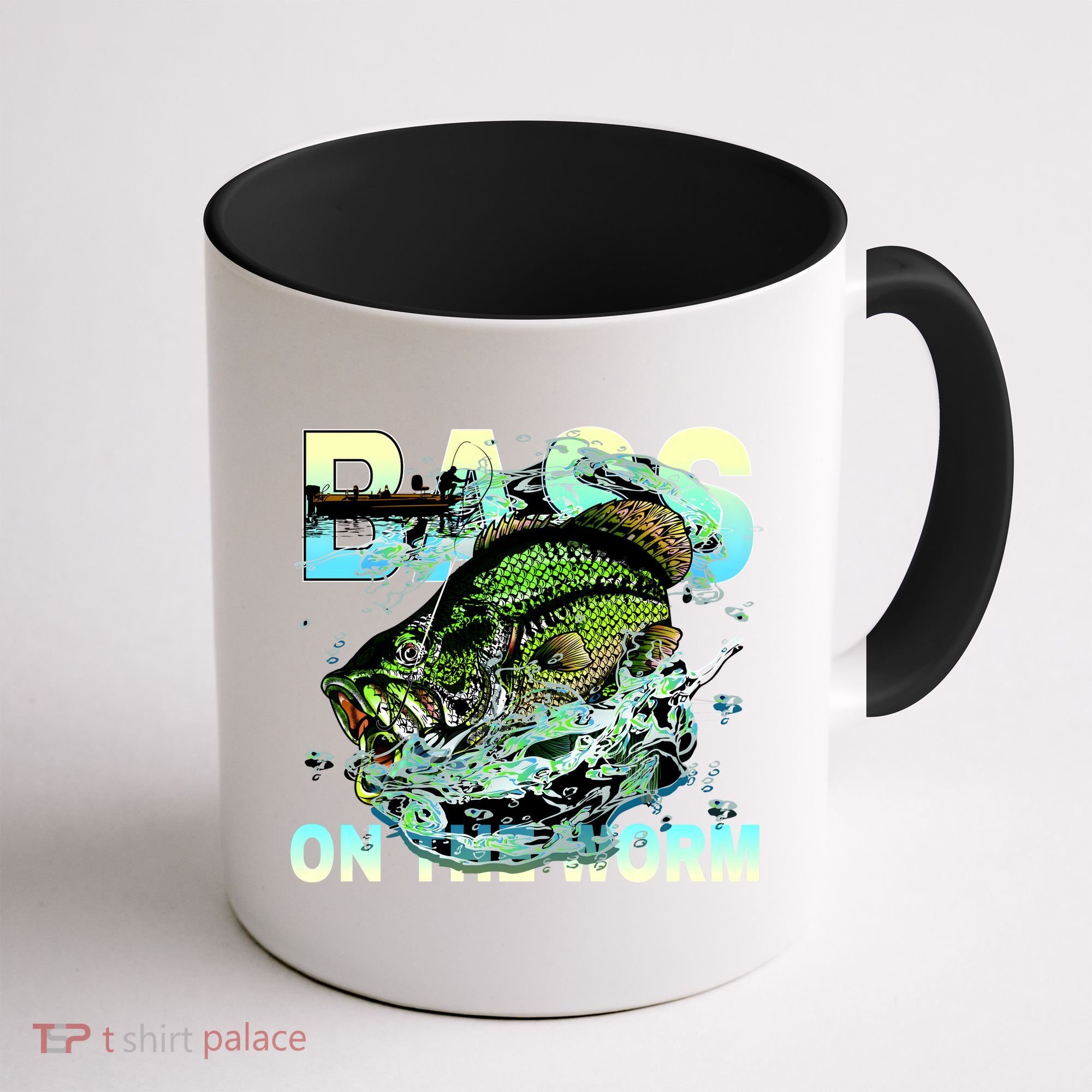 Bass Fishing On The Storm Coffee Mug