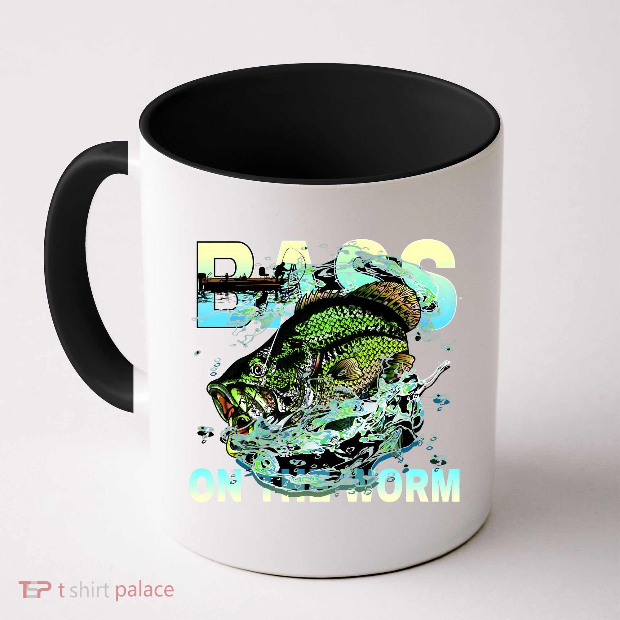 Bass Fishing On The Storm Coffee Mug
