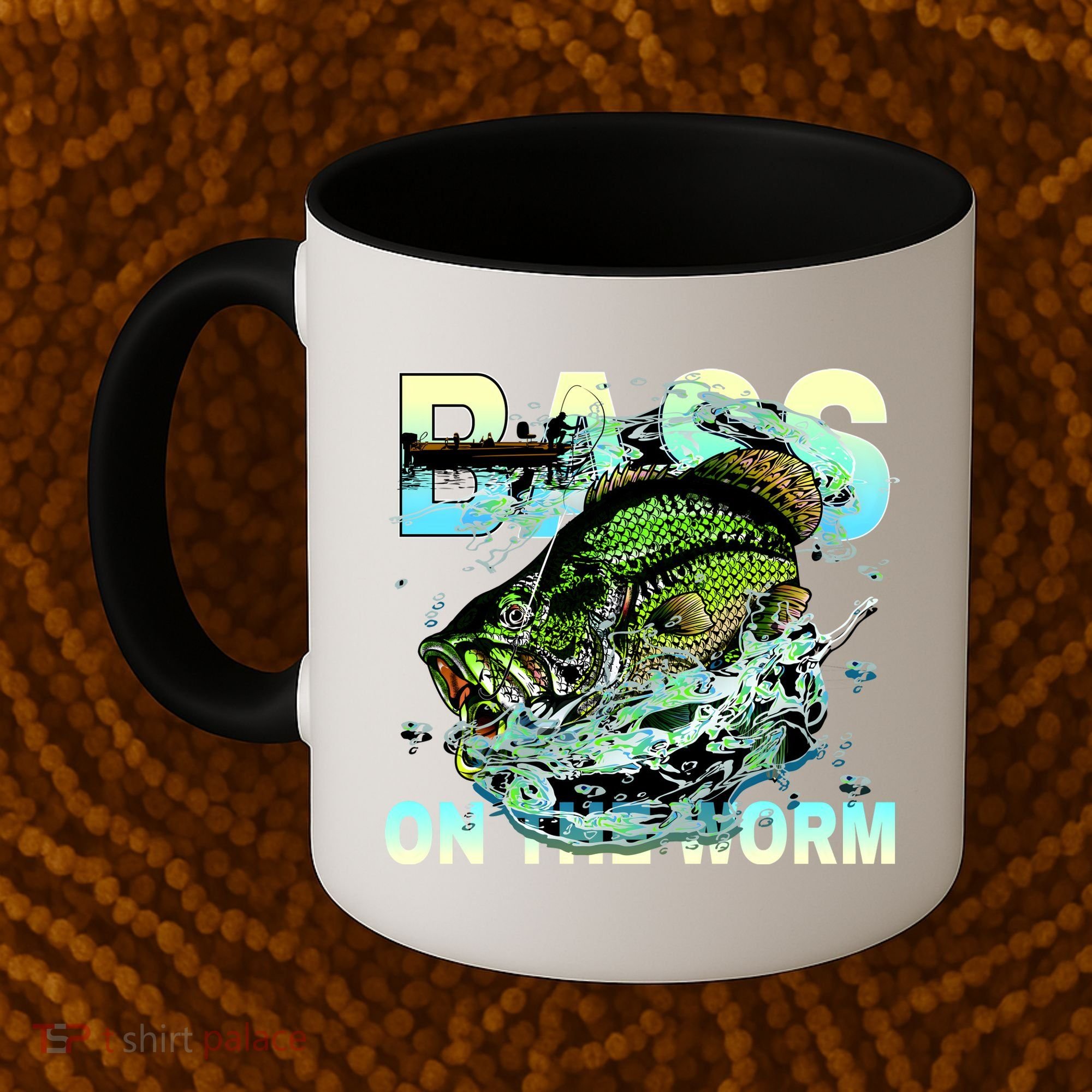 Bass Fishing On The Storm Coffee Mug