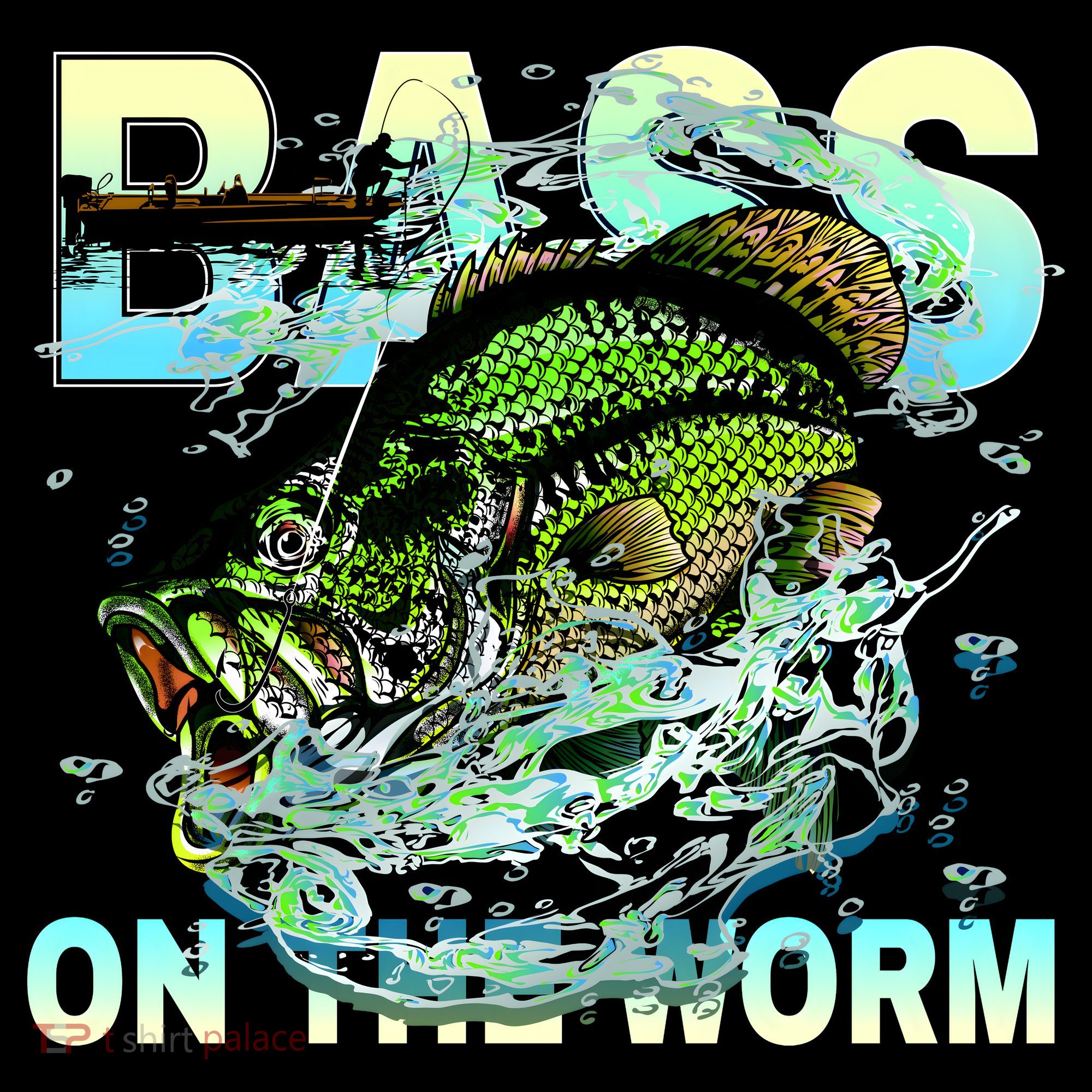 Bass Fishing On The Storm Coffee Mug