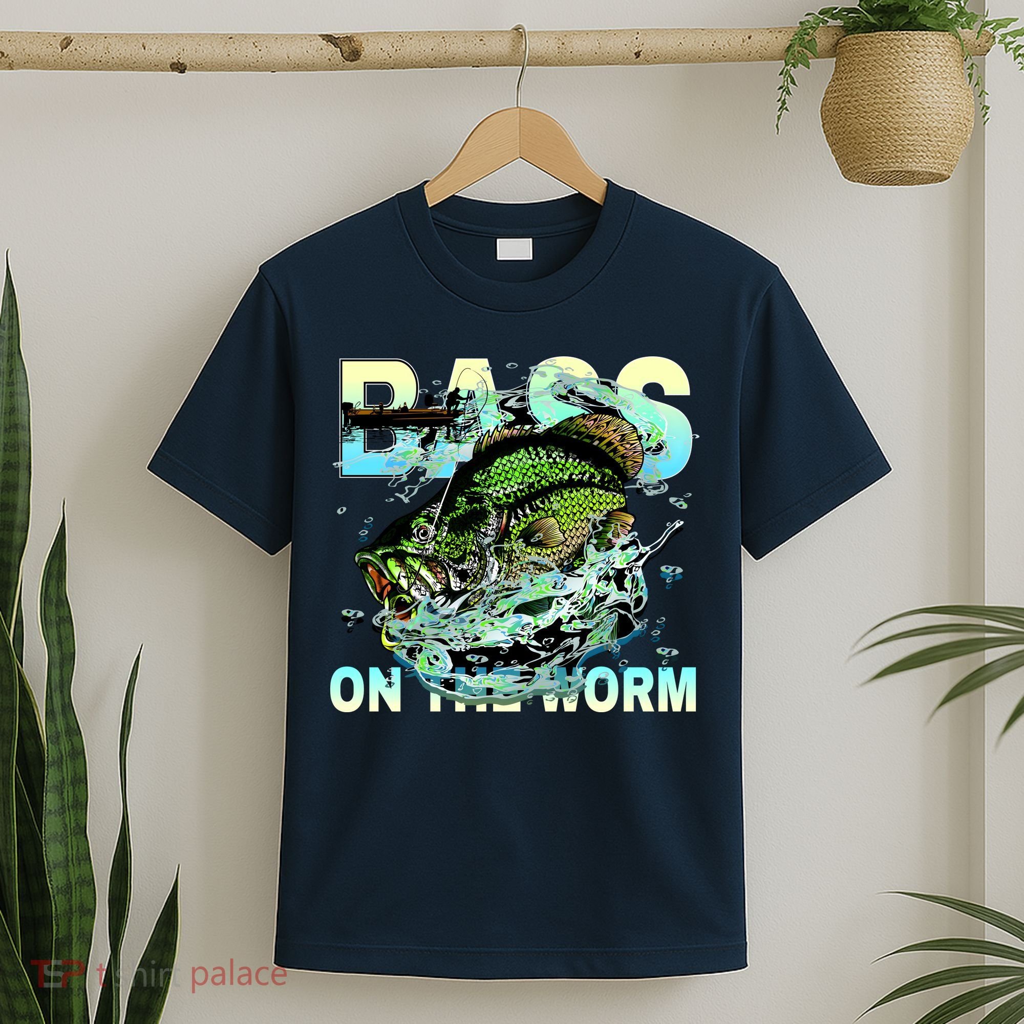 Bass Fishing On The Storm T-Shirt