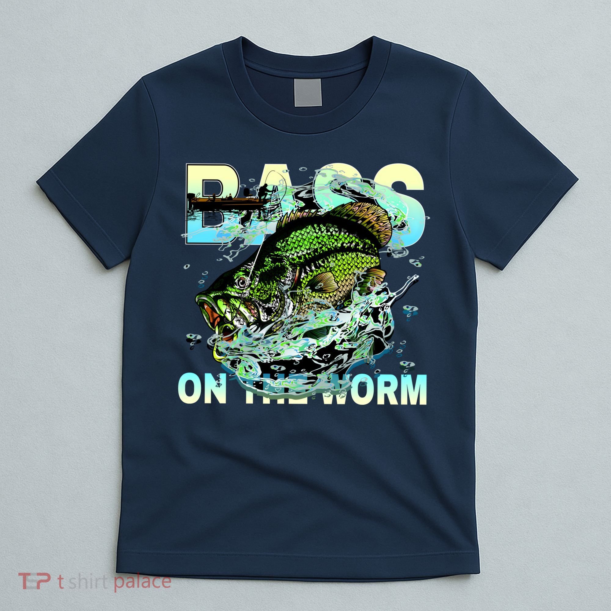 Bass Fishing On The Storm T-Shirt