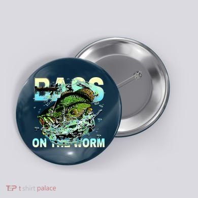 Bass Fishing On The Storm Button