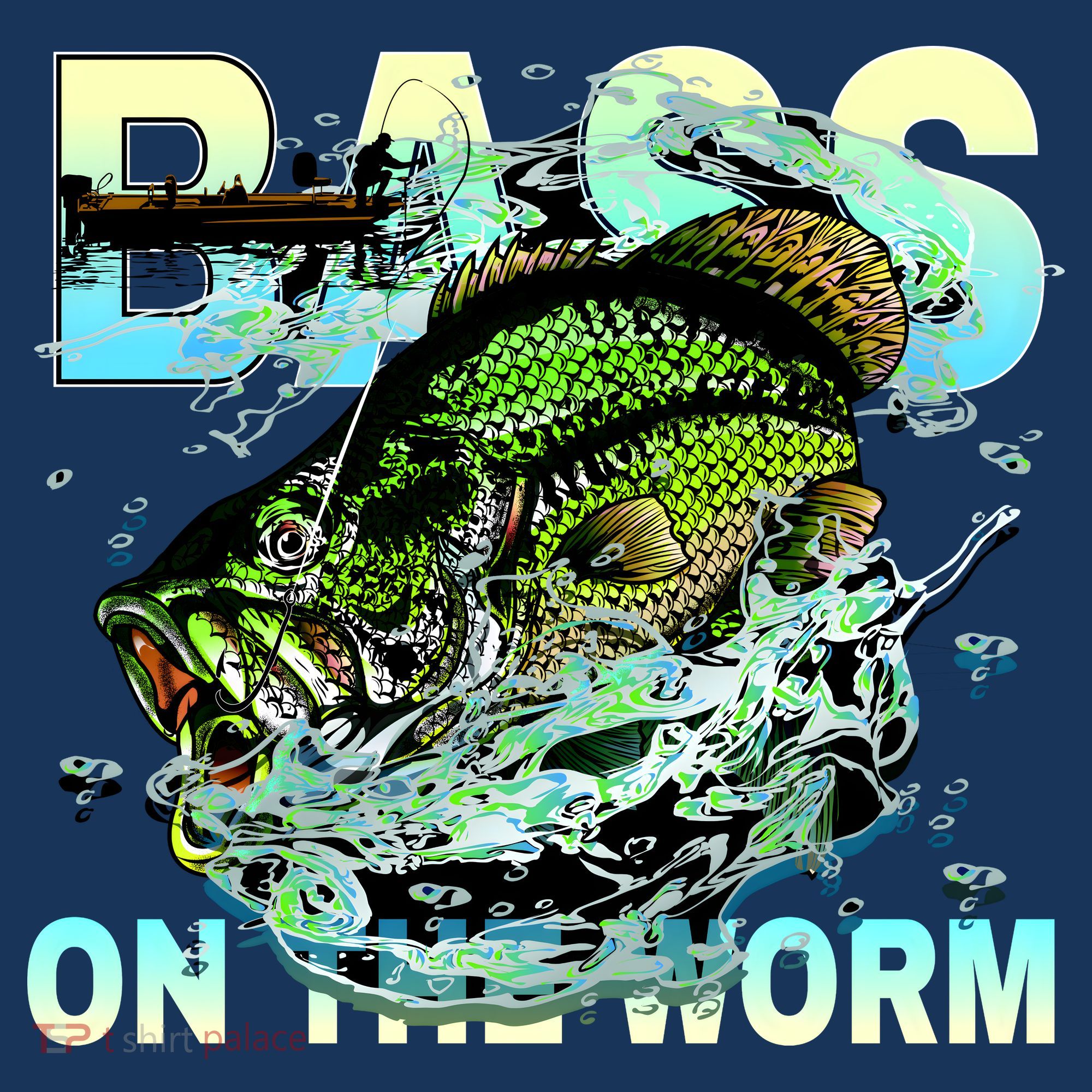 Bass Fishing On The Storm Beanie