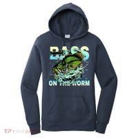 Bass Fishing On The Storm Women's Hoodie thumb 0