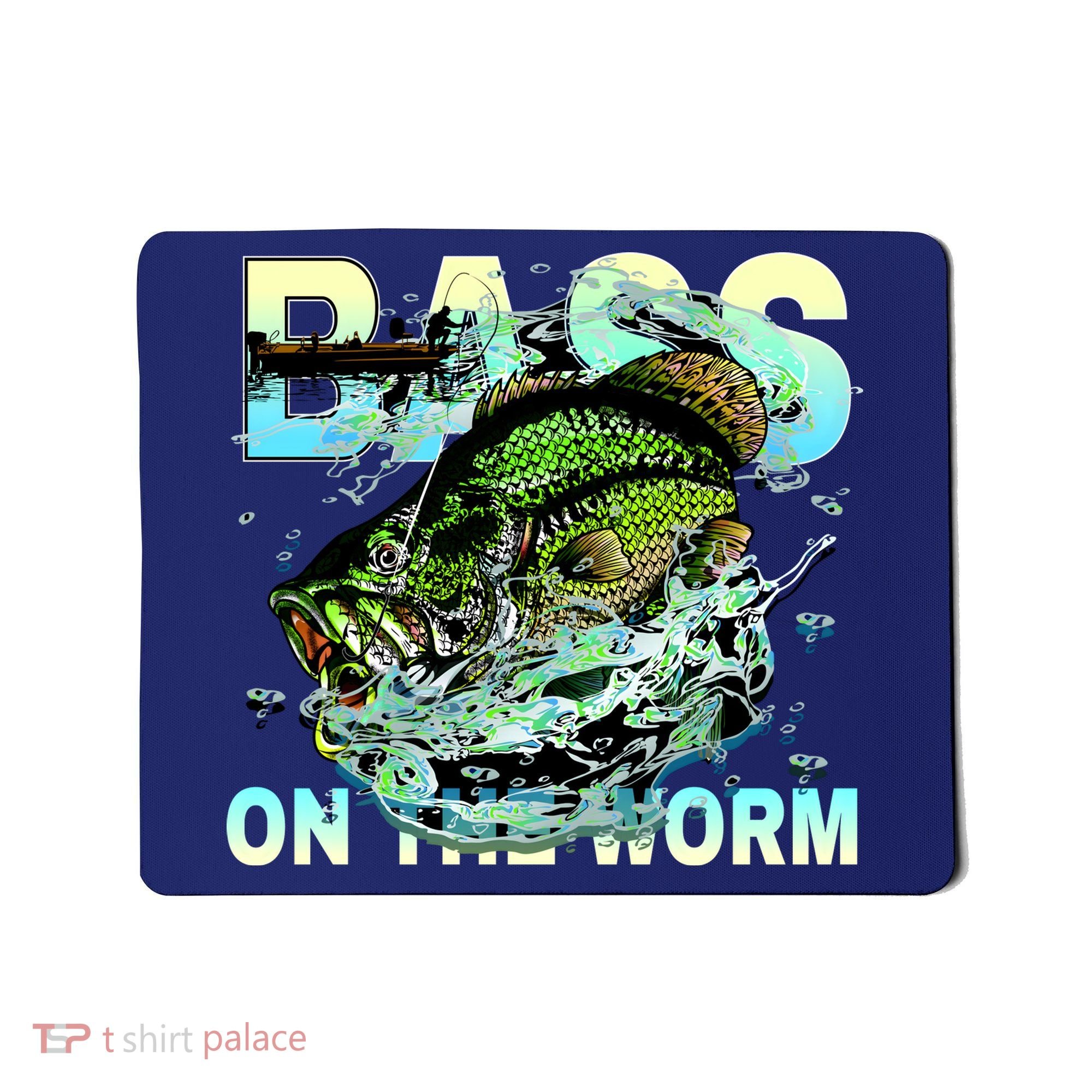 Bass Fishing On The Storm Mousepad