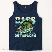 Bass Fishing On The Storm Tank Top thumb 2
