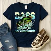 Bass Fishing On The Storm Women's T-Shirt thumb 3