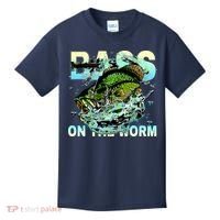 Bass Fishing On The Storm Kids T-Shirt thumb 0
