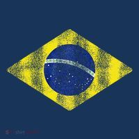 Brazilian Flag Of Brazil Vintage Br Souvenir T-Shirt thumb 7