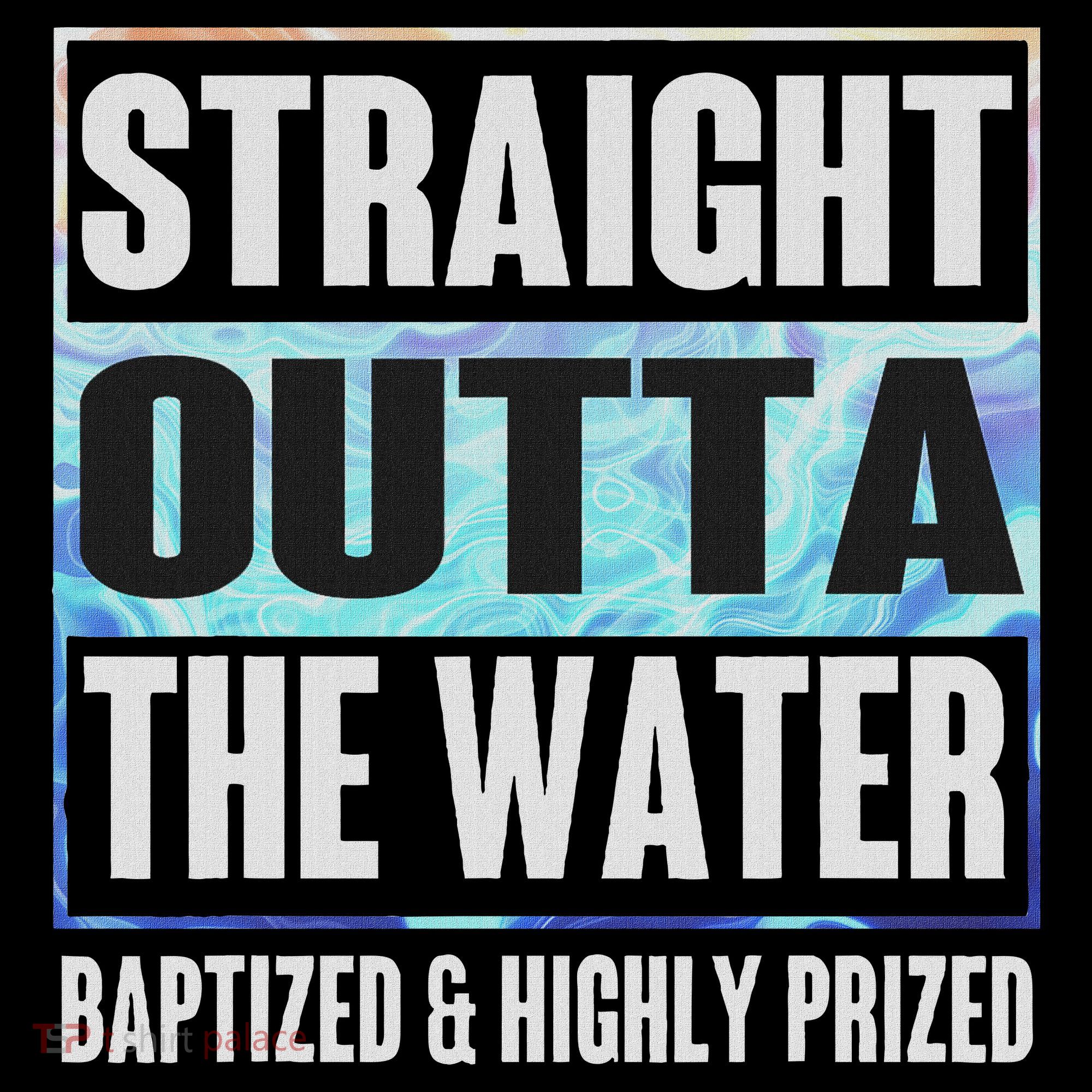 Baptism Funny Outta Water Gifts Idea Women's Hoodie