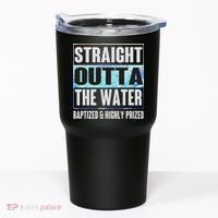 Baptism Funny Outta Water Gifts Idea Tumbler thumb 0
