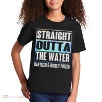 Baptism Funny Outta Water Gifts Idea Kids T-Shirt thumb 2
