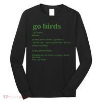 Birds Fly Philadelphia Football Philly Football Long Sleeve Shirt thumb 0