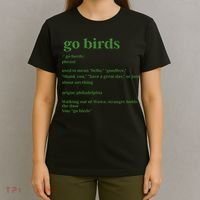 Birds Fly Philadelphia Football Philly Football T-Shirt thumb 4