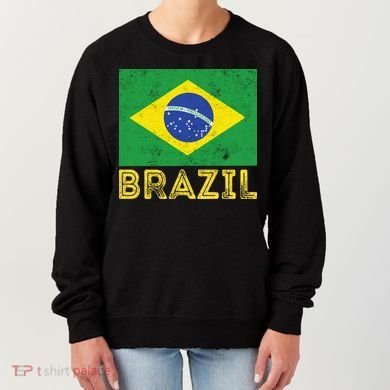 Brazil Flag Pride Graphic Apparel Ordem e Progresso Women's Sweatshirt