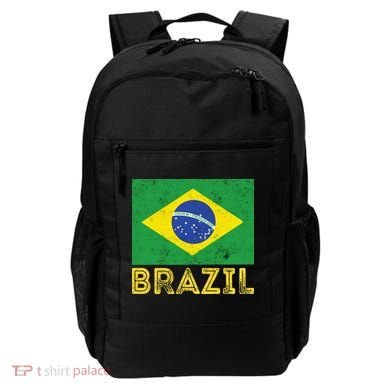 Brazil Flag Pride Graphic Apparel Ordem e Progresso Backpack