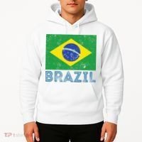 Brazil Flag Pride Graphic Apparel Ordem e Progresso Hoodie thumb 2