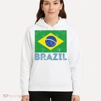 Brazil Flag Pride Graphic Apparel Ordem e Progresso Hoodie thumb 5