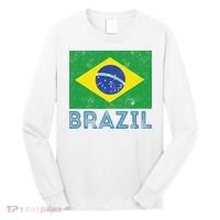 Brazil Flag Pride Graphic Apparel Ordem e Progresso Long Sleeve Shirt thumb 0