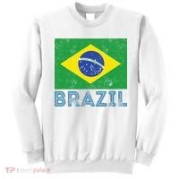 Brazil Flag Pride Graphic Apparel Ordem e Progresso Sweatshirt thumb 0