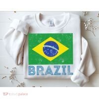 Brazil Flag Pride Graphic Apparel Ordem e Progresso Sweatshirt thumb 2