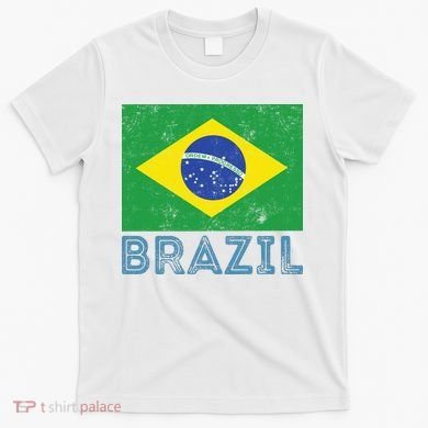 Brazil Flag Pride Graphic Apparel Ordem e Progresso T-Shirt