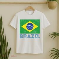 Brazil Flag Pride Graphic Apparel Ordem e Progresso T-Shirt thumb 2