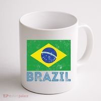 Brazil Flag Pride Graphic Apparel Ordem e Progresso Coffee Mug thumb 1