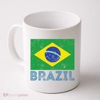 Brazil Flag Pride Graphic Apparel Ordem e Progresso Coffee Mug thumb 0