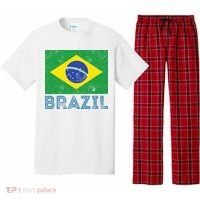 Brazil Flag Pride Graphic Apparel Ordem e Progresso Pajama Set thumb 0