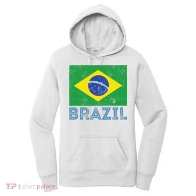 Brazil Flag Pride Graphic Apparel Ordem e Progresso Women's Hoodie