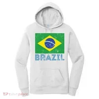 Brazil Flag Pride Graphic Apparel Ordem e Progresso Women's Hoodie thumb 0