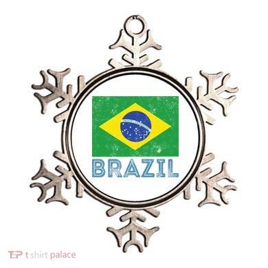 Brazil Flag Pride Graphic Apparel Ordem e Progresso Ornament