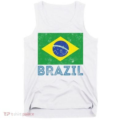 Brazil Flag Pride Graphic Apparel Ordem e Progresso Tank Top