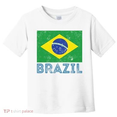 Brazil Flag Pride Graphic Apparel Ordem e Progresso Toddler T-Shirt