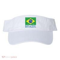 Brazil Flag Pride Graphic Apparel Ordem e Progresso Visor thumb 0