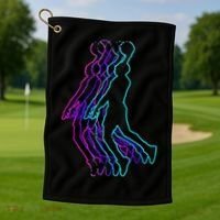 Basketball For Player Slam Dunk Teens Golf Towel thumb 1