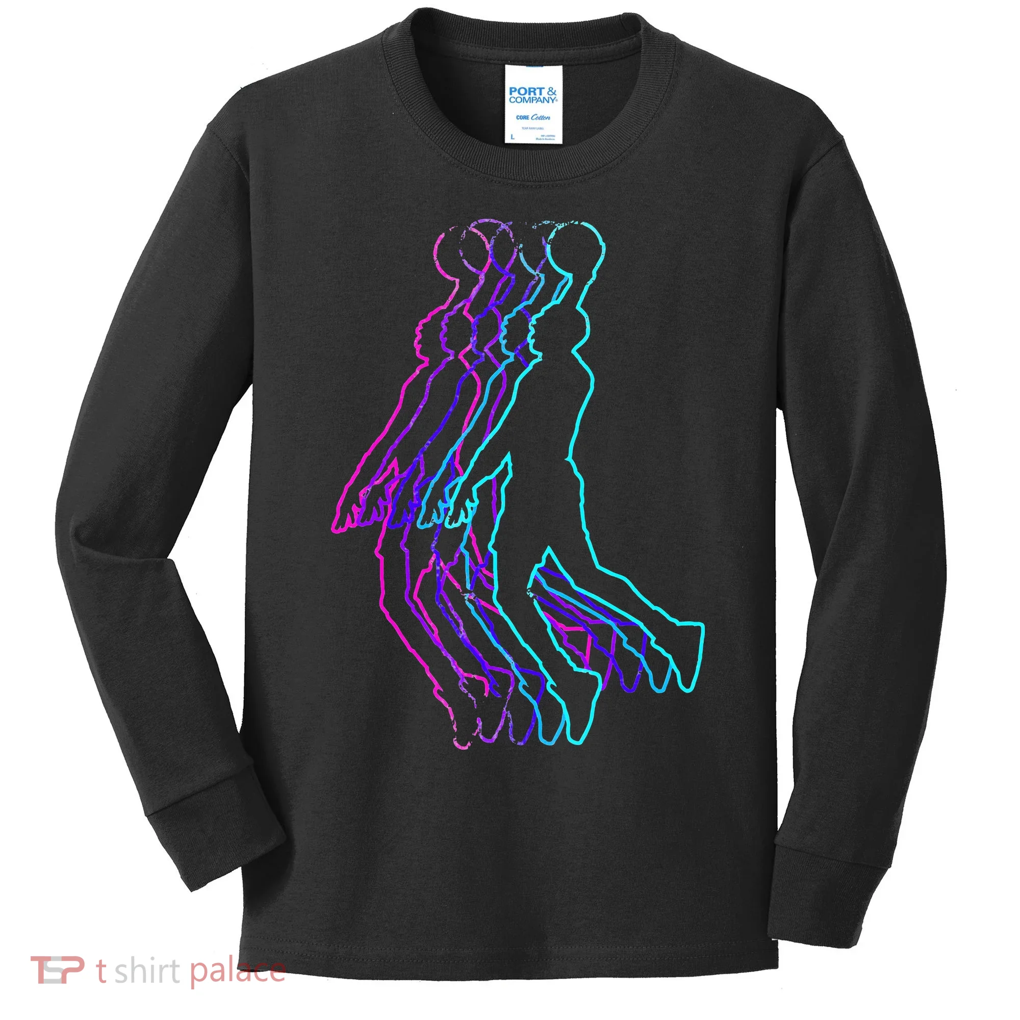 Basketball For Player Slam Dunk Teens Kids Long Sleeve Shirt