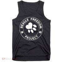 Beagle Freedom Project Rescue Dogs Free The Beagles Tank Top thumb 0