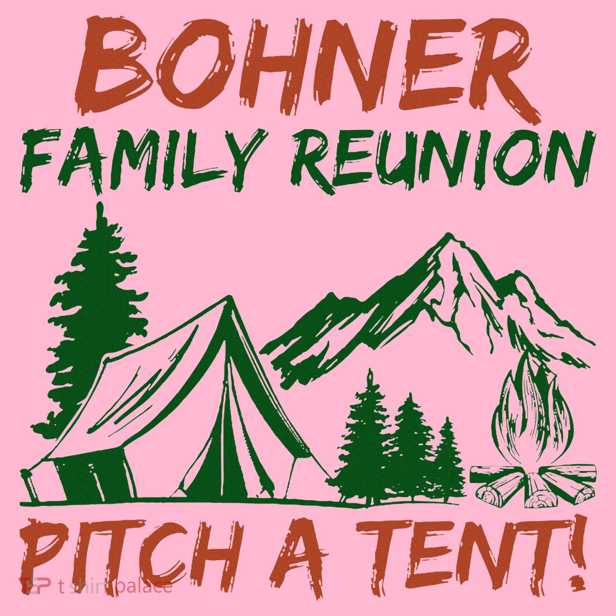 Bohner Family Reunion Pitch A Tent Coaster