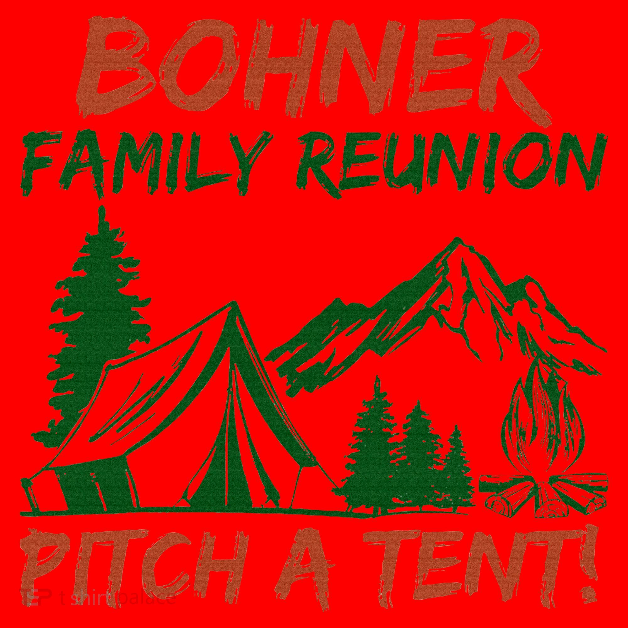 Bohner Family Reunion Pitch A Tent Santa Hat